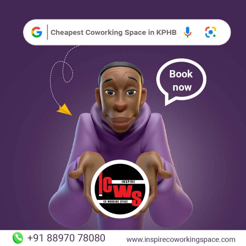 Cheapest Coworking Space in KPHB - Inspire Coworking Space