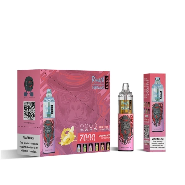 RandM Tornado 7000 Puffs Engangs Vape – Kraftfuld og Stilren Dampoplevelse