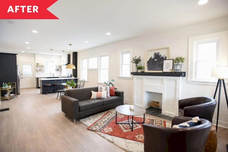 Before and After: This Living Room Redo Will Make You an Open Concept Believer