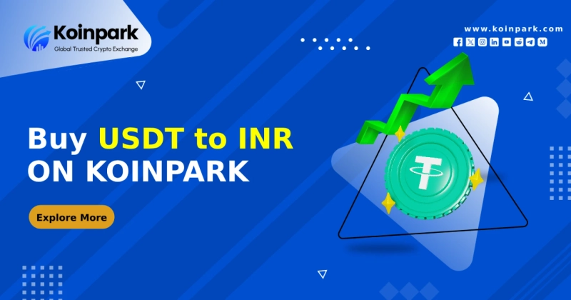 Buy USDT to INR on Koinpark, a global cryptocurrency exchange platform