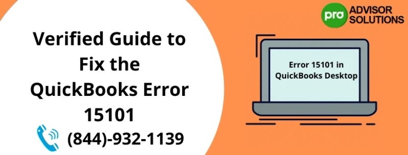 Troubleshoot QuickBooks error 15101 within a minute