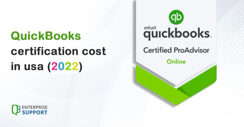 How much does it cost to get QuickBooks Certified?