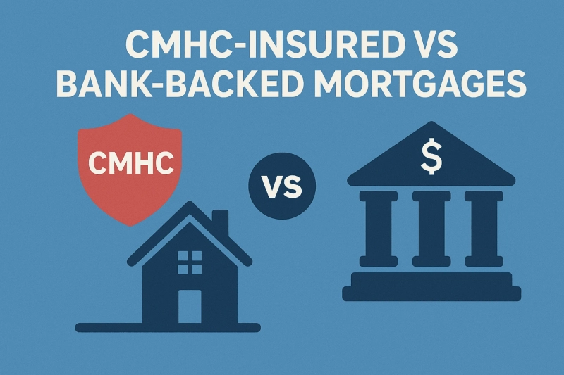 CMHC-Insured V/s Bank Backed Mortgages: Key Differences for Home Buyers