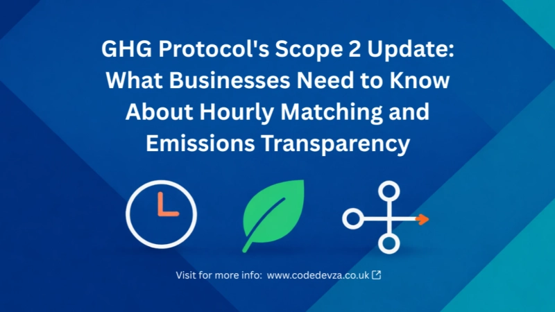 GHG Protocol's Scope 2 Update: What Businesses Need to Know About Hourly Matching and Emissions Transparency