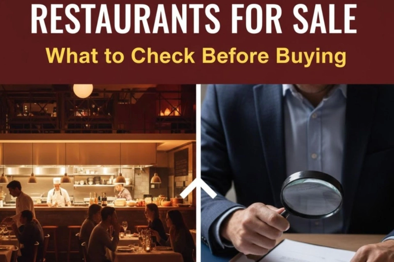 Restaurants for Sale: What to Check Before Buying