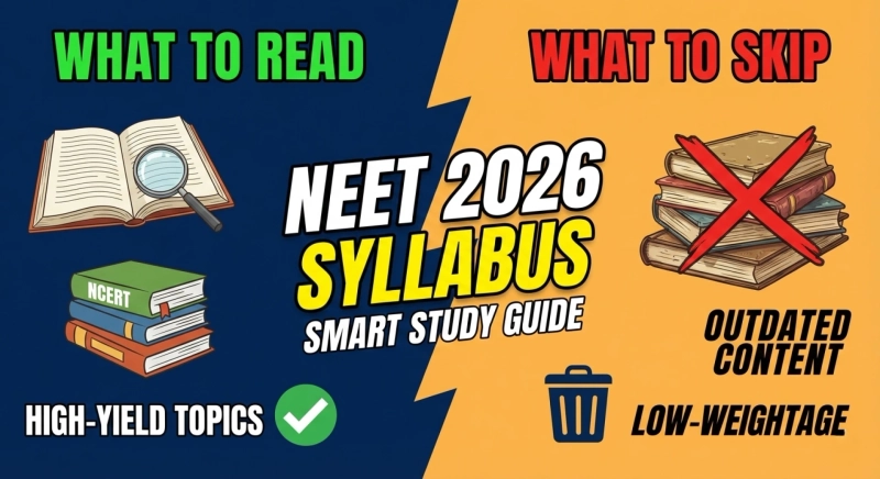 NEET 2026 Syllabus: What To Read & What To Skip