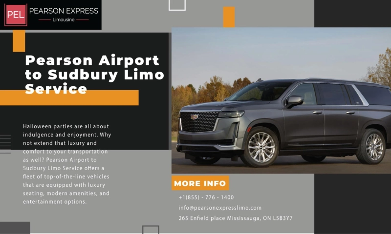Pearson Airport To Sudbury Limo Service