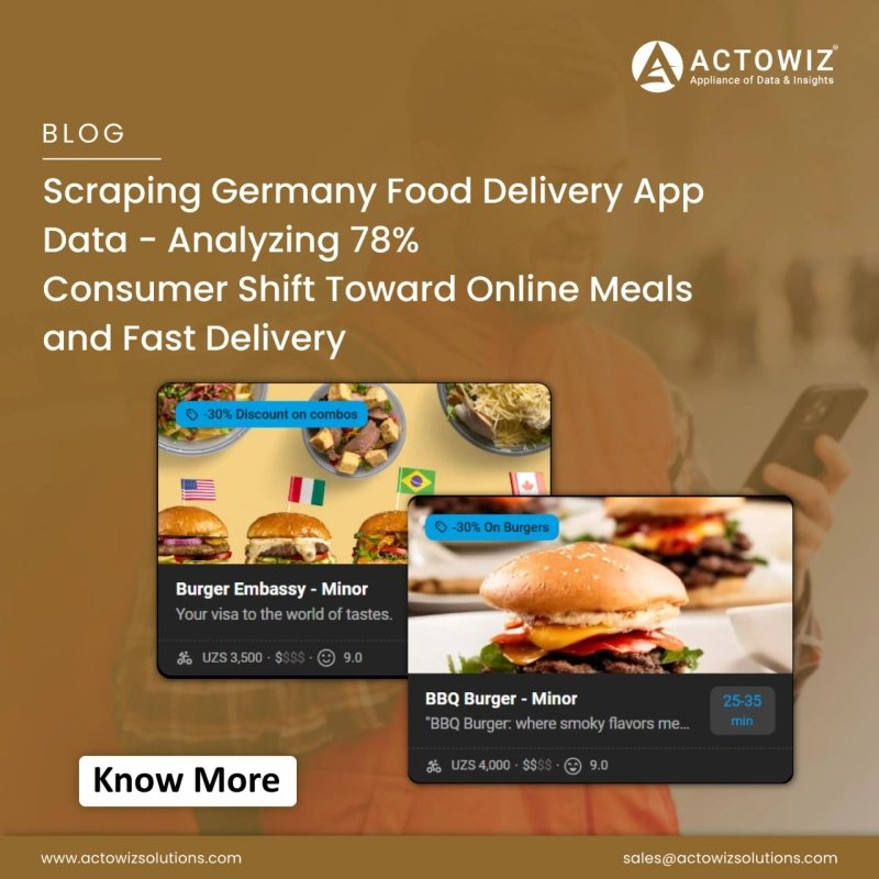 Scraping Germany Food Delivery App Data