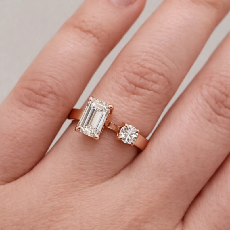 Custom Toi et Moi Engagement Ring Ideas | KRK Jewels