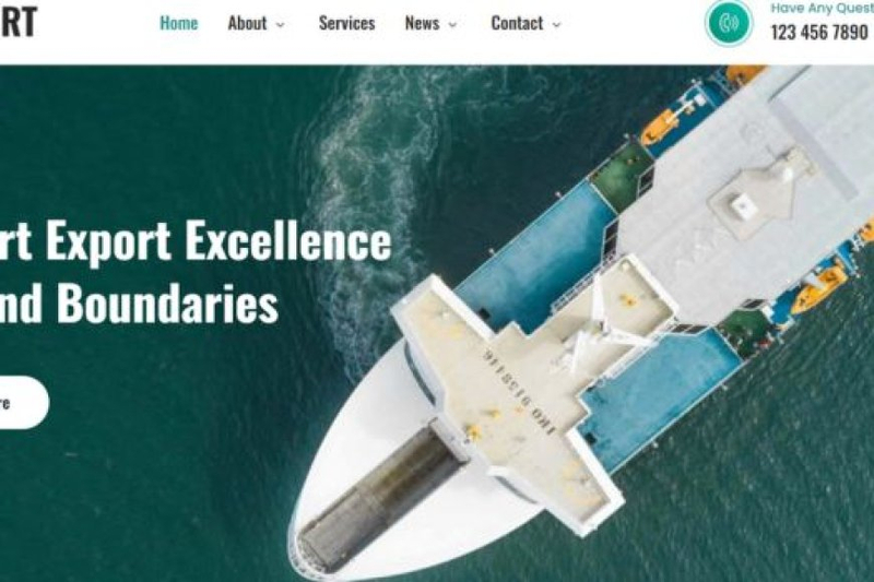 The export business theme for making global connections