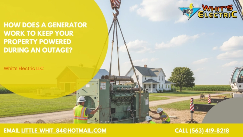 How Does a Generator Work to Keep Your Property Powered During an Outage?