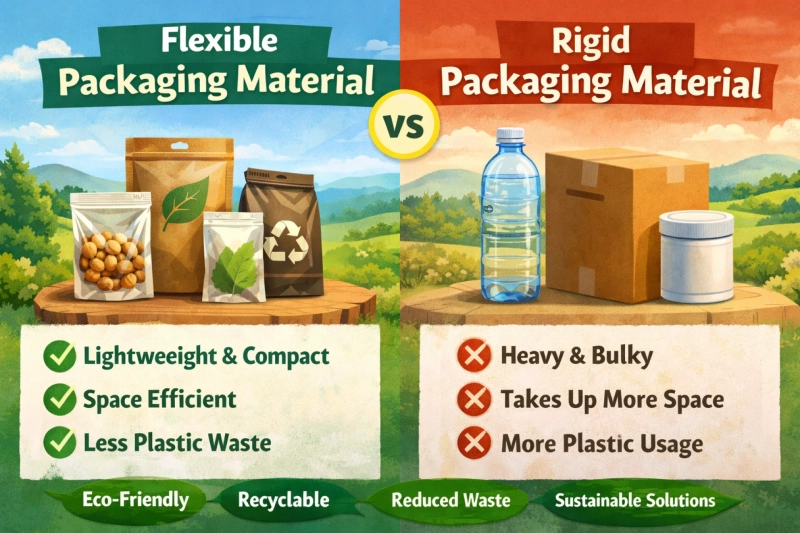 Flexible Packaging Material vs Rigid Packaging Material?