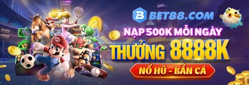 Bet88 – Sân Chơi Cá Cược Hiện Đại, Nạp Rút Cực Nhanh & Khuyến Mãi Đặc Sắc