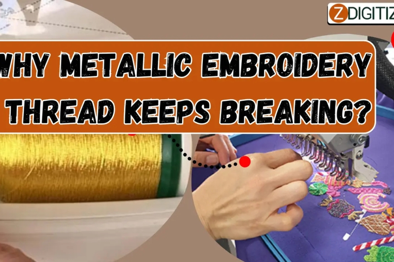 Why Metallic Embroidery Thread Keeps Breaking?