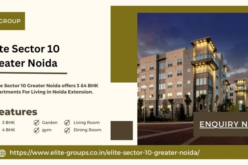 Elite Sector 10 Greater Noida: Ultra Luxurious Flats For Sale