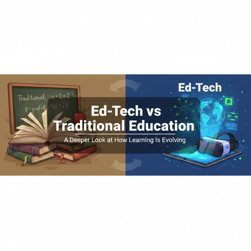 Ed-Tech vs Traditional Education: A Deeper Look at How Learning Is Evolving