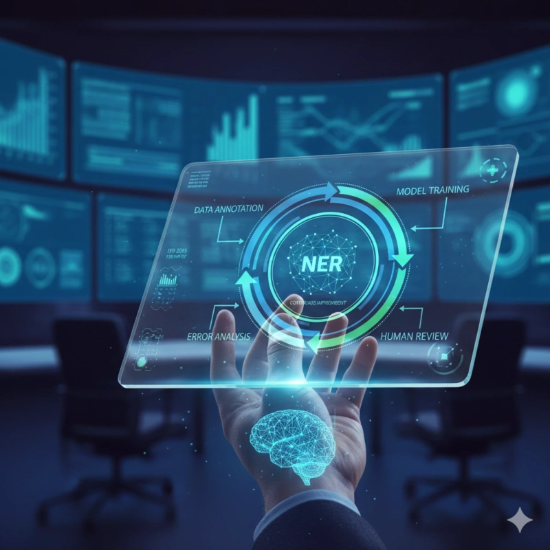 Human-in-the-Loop Workflows for Continuous NER Model Improvement