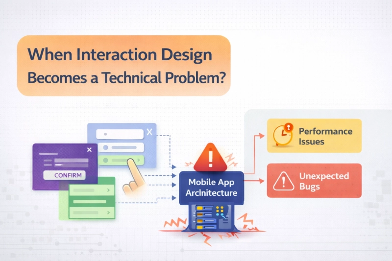 When Interaction Design Becomes a Technical Problem?