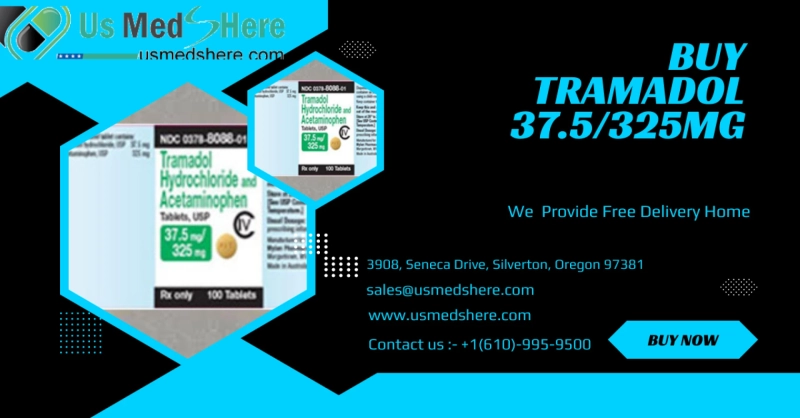 Buy Tramadol - Acetaminophen, 37.5 MG - 325 MG Tablets