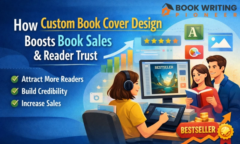 How Custom Book Cover Design Boosts Book Sales and Reader Trust