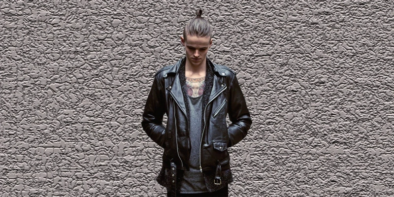 What are some common styles of men's leather jackets?