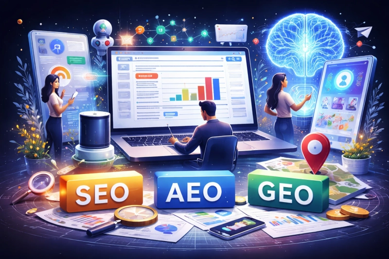 Is SEO Outdated? A Reader’s Guide to SEO, AEO, and GEO