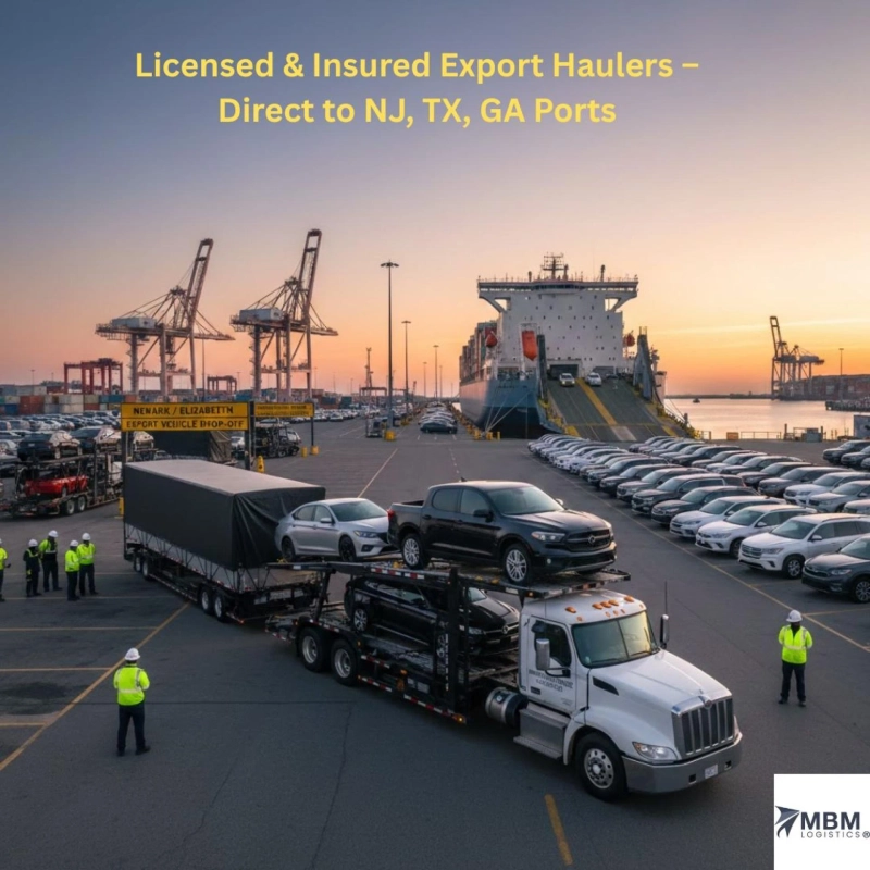 Licensed & Insured Export Haulers – Direct to NJ, TX, GA Ports