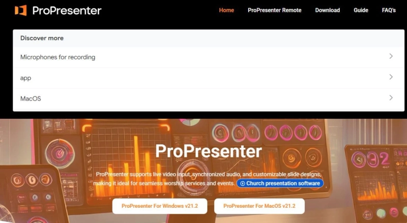 ProPresenter: The Ultimate Presentation Software for Live Events