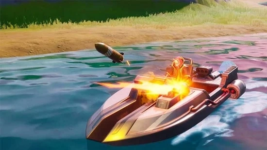 Fortnite Chapter 2 Season 4: Destroy the Boats at Craggy Cliffs