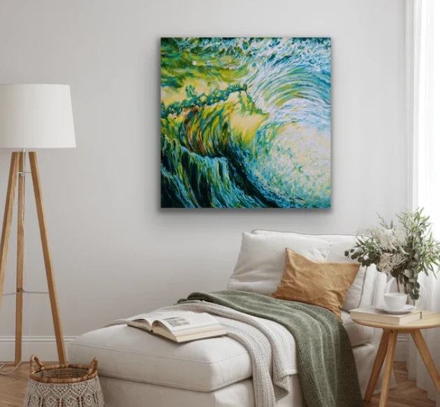 Elevate Your Space: Stunning Living Room Artwork by Lumina Art Hub