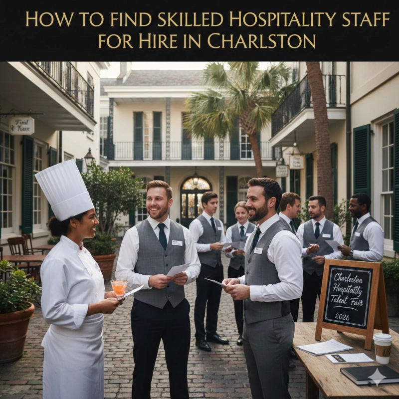 How to Find Skilled Hospitality Staff for Hire in Charleston