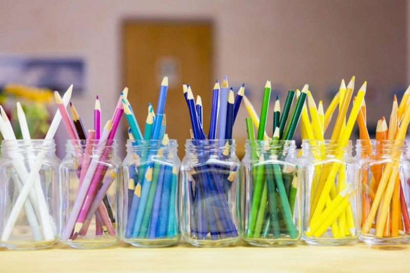 The art of creating with colored pencils.