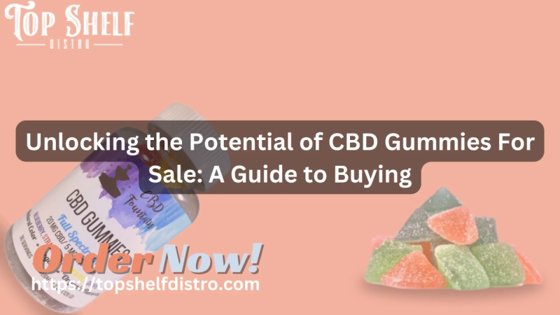 Unlocking the Potential of CBD Gummies For Sale: A Guide to Buying