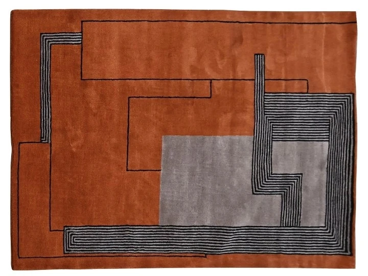 Combining Brown Rugs with Metallic and Modern Accents