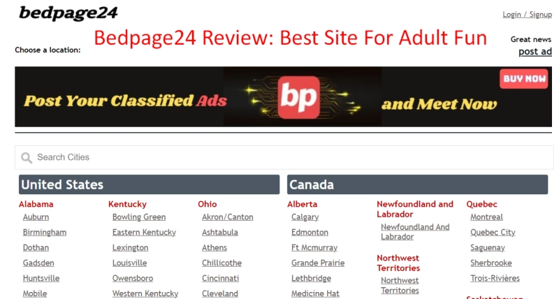 Bedpage24 Review: Best Site For Adult Fun