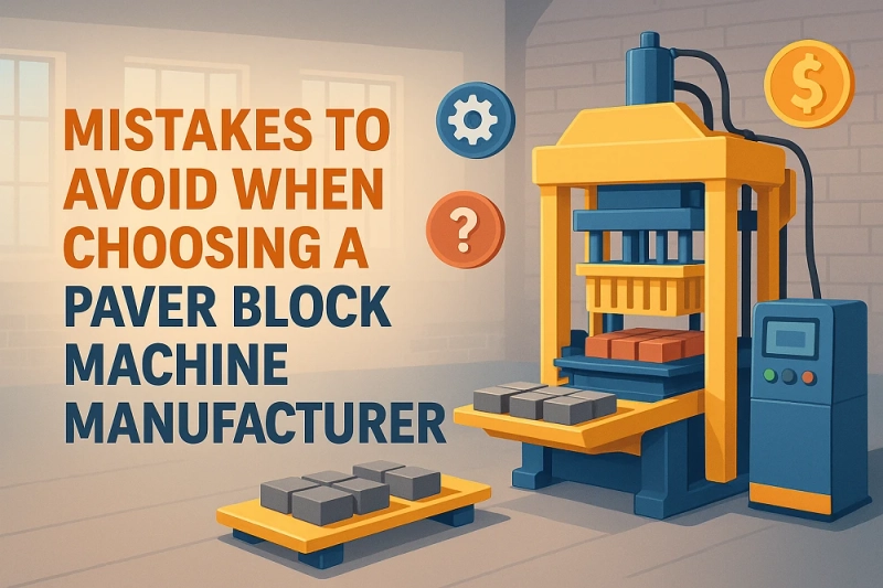 Mistakes to Avoid When Choosing a Paver Block Machine Manufacturer