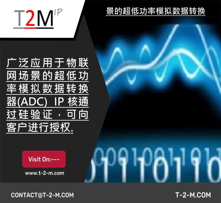 T2M推出适用于物联网应用的无线射频收发器 IP