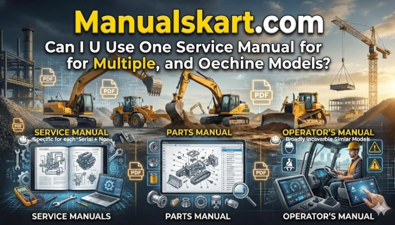 Can I Use One Service Manual for Multiple Machine Models?