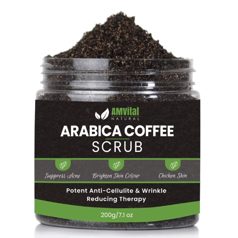 Nature's Brew for Your Skin: AMVital's Arabica Coffee Body Scrub