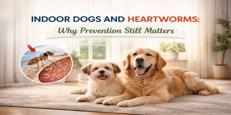 Indoor Dogs and Heartworms: Why Prevention Still Matters
