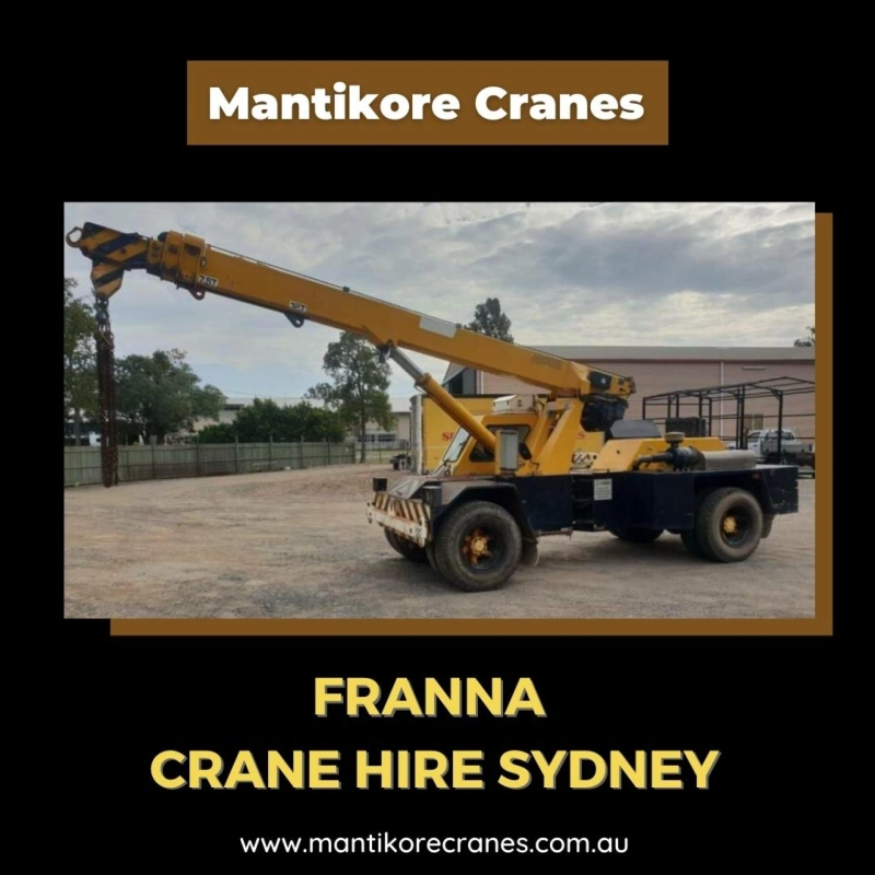 Money-saving tips with franna crane hire Sydney company