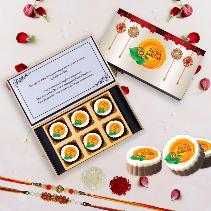 Celebrate Raksha Bandhan with Choco Manual Art’s Personalised Rakhi & Chocolate Gifts