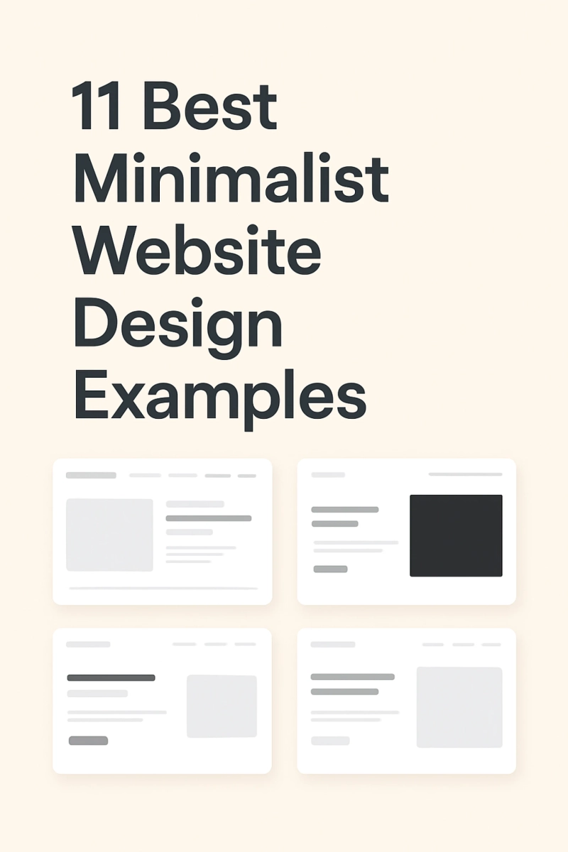 11 Best Minimalist Website Design Examples