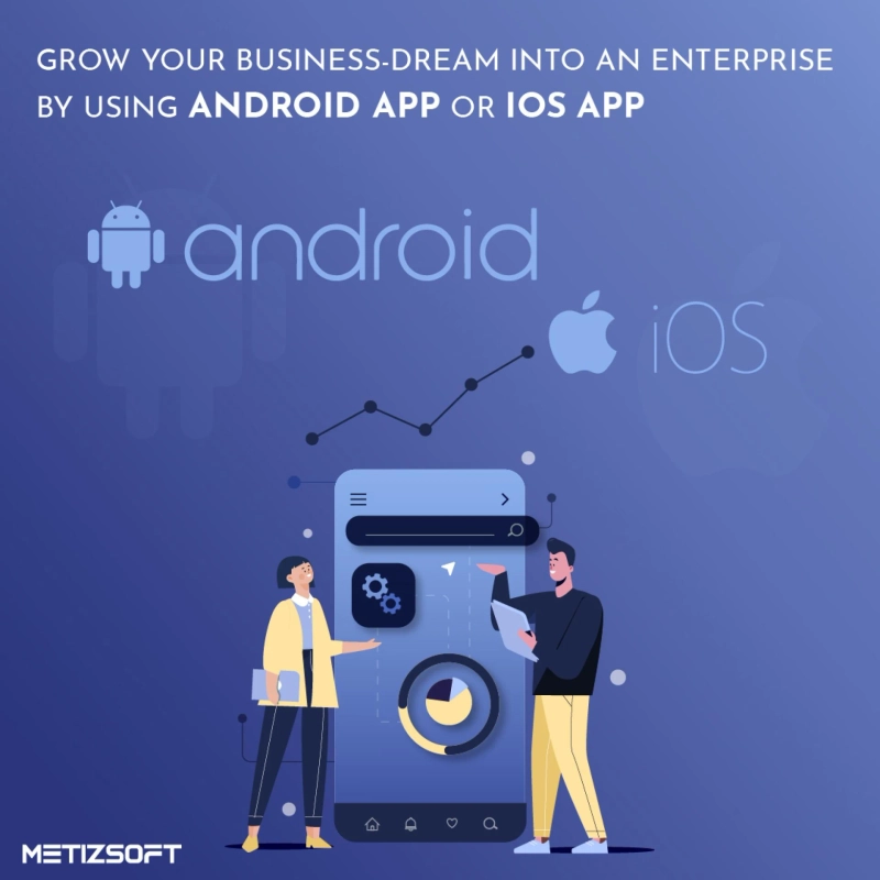 Grow your Business-Dream into an Enterprise by Using Android or iOS App