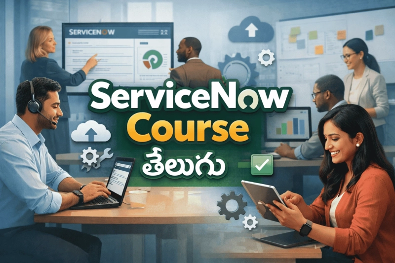 ServiceNow Course in Telugu – A Realistic Career 