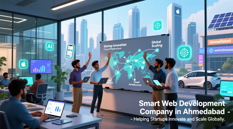 Smart Web Development Company in Ahmedabad – Helping Startups Innovate and Scale Globally