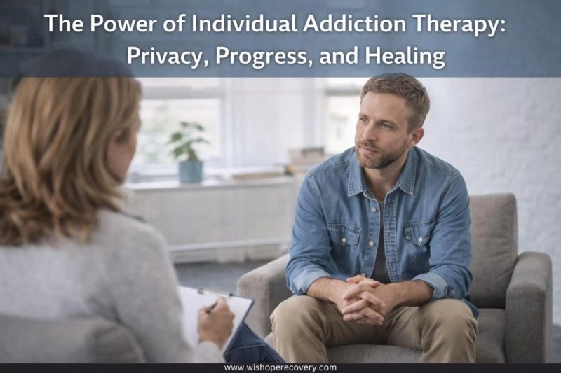 The Power of Individual Addiction Therapy: Privacy, Progress, and Healing