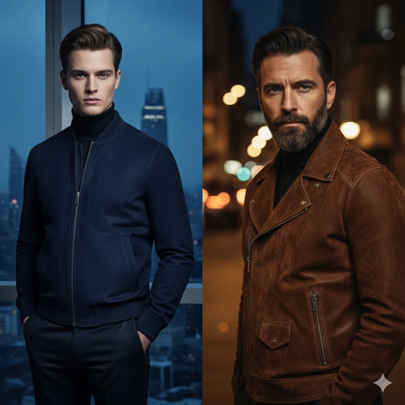 Why Suede Bomber Jackets and Suede Leather Jackets Are Must-Haves for Men