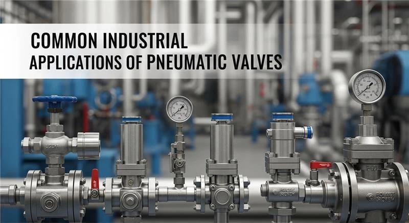 Common Industrial Applications of Pneumatic Valves  
