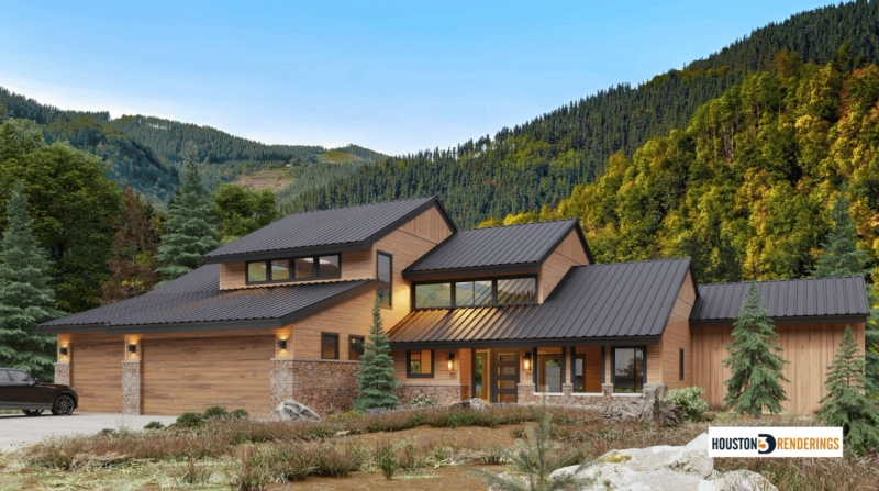 Custom Home Visualization Services for Residential Exterior Design